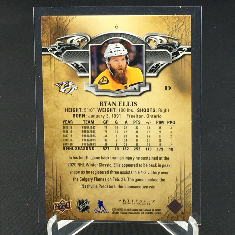 2020 UPPER DECK ARTIFACTS - BLUE - R. ELLIS - #6 - #'D/45