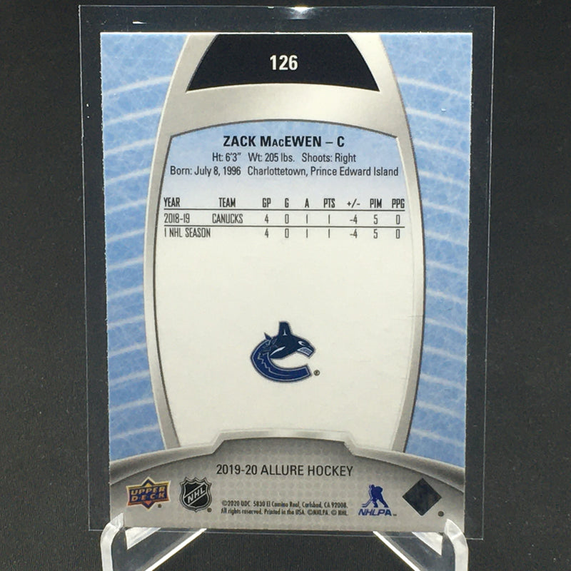 2019 UPPER DECK ALLURE - Z. MacEWEN -