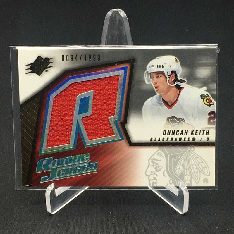 2005 UPPER DECK SPX - ROOKIE JERSEY - D. KEITH - #133 - #'D/1999 - RELIC - RC