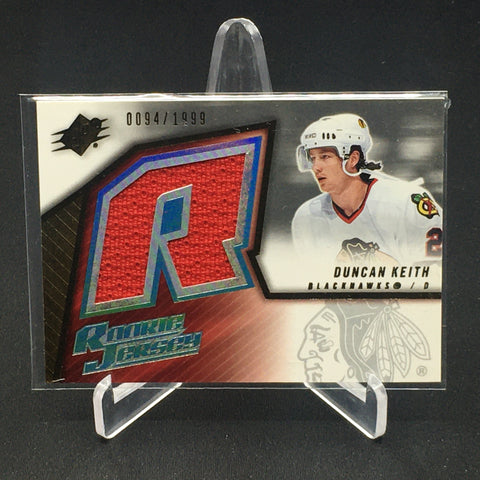 2005 UPPER DECK SPX - ROOKIE JERSEY - D. KEITH - #133 - #'D/1999 - RELIC - RC