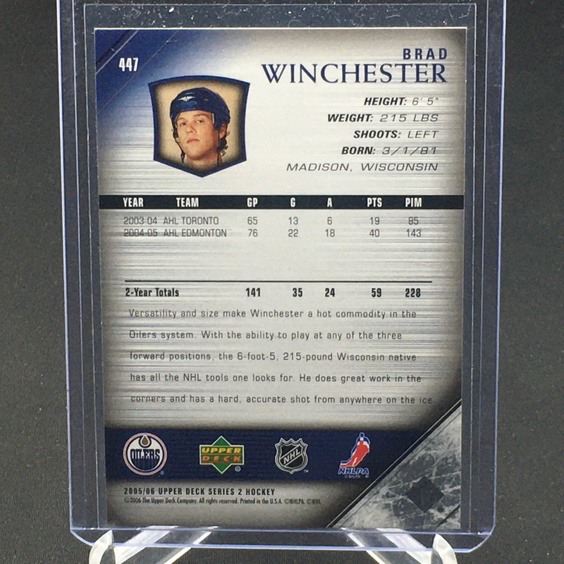 2005 UPPER DECK SERIES TWO - YOUNG GUNS - B. WINCHESTER -
