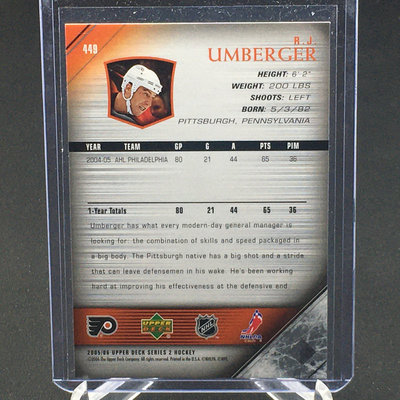 2005 UPPER DECK SERIES TWO - YOUNG GUNS - R. UMBERGER -