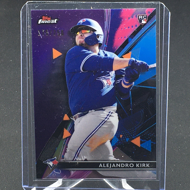 2021 TOPPS FINEST - PURPLE REFRACTOR - SINGLES -