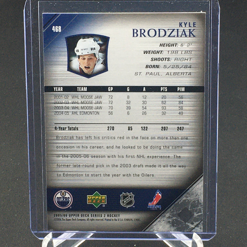 2005 UPPER DECK SERIES TWO - YOUNG GUNS - K. BRODZIAK -