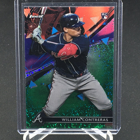2021 TOPPS FINEST - GREEN SHIMMER - W. CONTRERAS - #63 - #'D/125 - RC