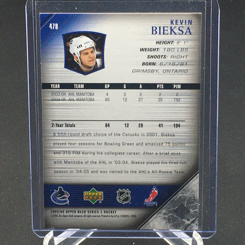 2005 UPPER DECK SERIES TWO - YOUNG GUNS - K. BIEKSA -