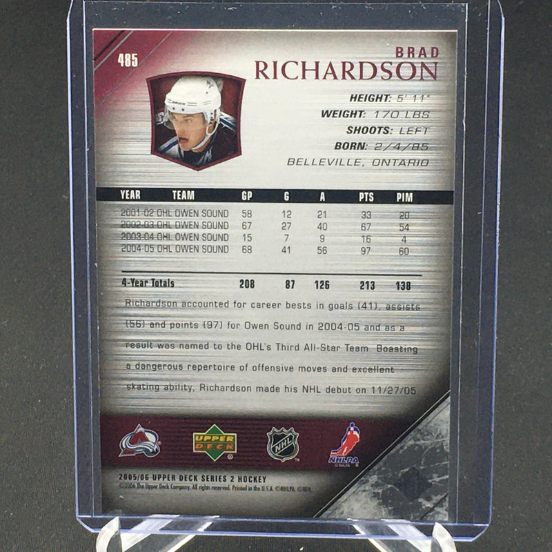 2005 UPPER DECK SERIES TWO - YOUNG GUNS - B. RICHARDSON -