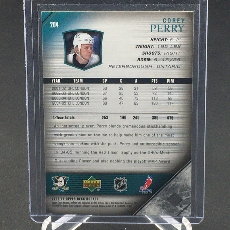 2005 UPPER DECK SERIES ONE - YOUNG GUNS - C. PERRY -