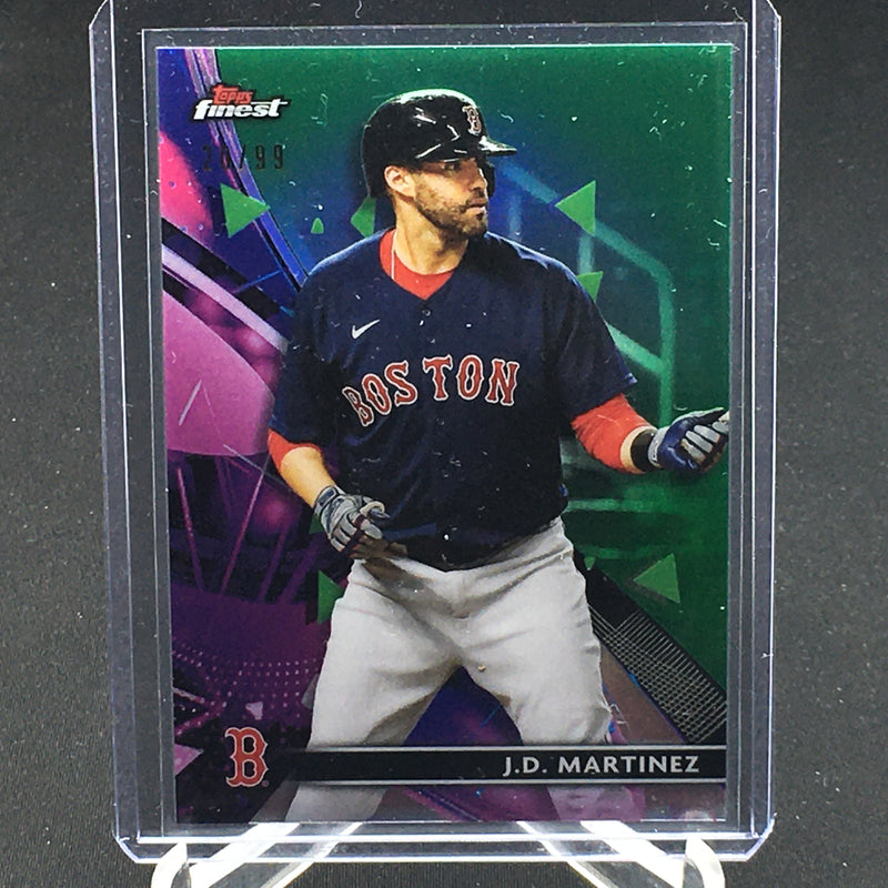 2021 TOPPS FINEST - GREEN - J. MARTINEZ - #48 - #'D/99 - RC