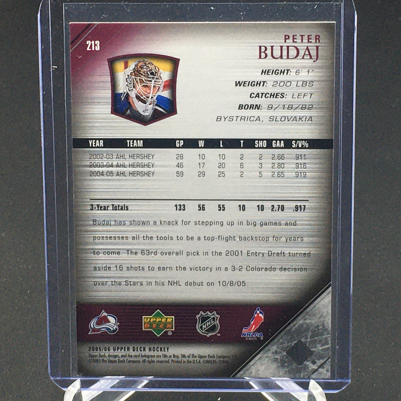 2005 UPPER DECK SERIES ONE - YOUNG GUNS - P. BUDAJ -