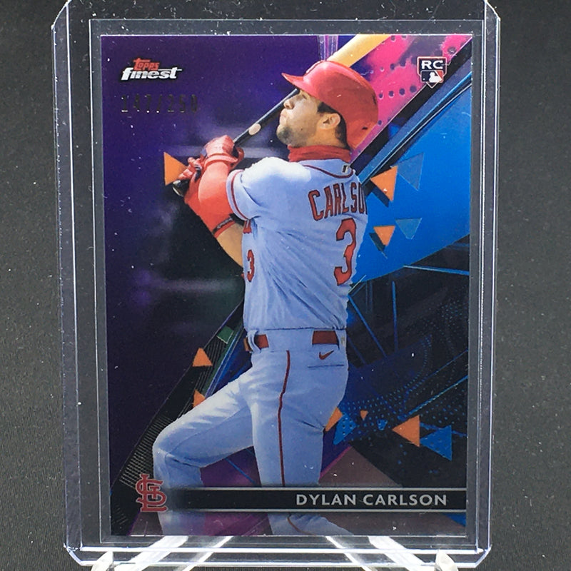 2021 TOPPS FINEST - PURPLE REFRACTOR - SINGLES -