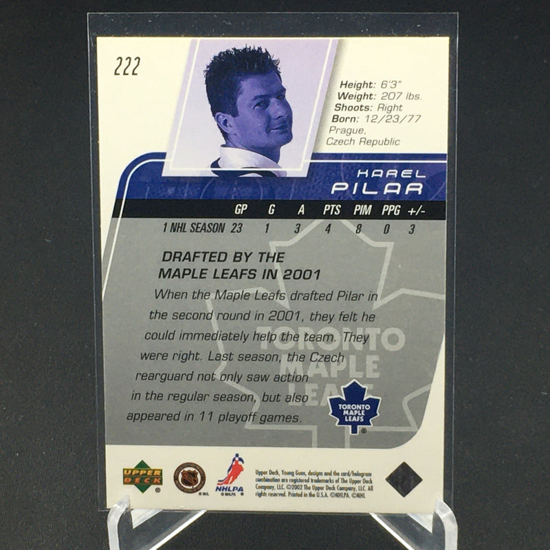 2002 UPPER DECK - YOUNG GUNS - H. PILAR -