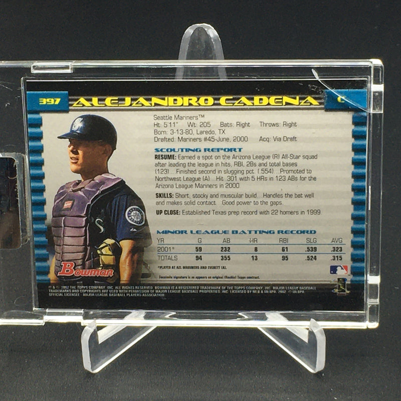 2002 TOPPS BOWMAN - A. CADENA -
