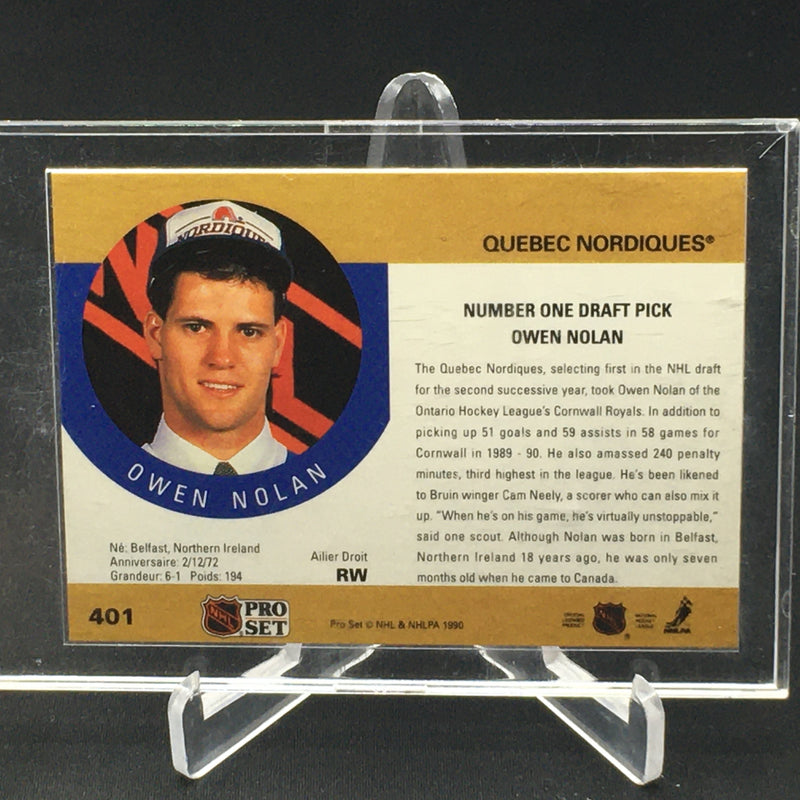 1990 PRO SET - NUMBER 1 DRAFT PICK - O. NOLAN -
