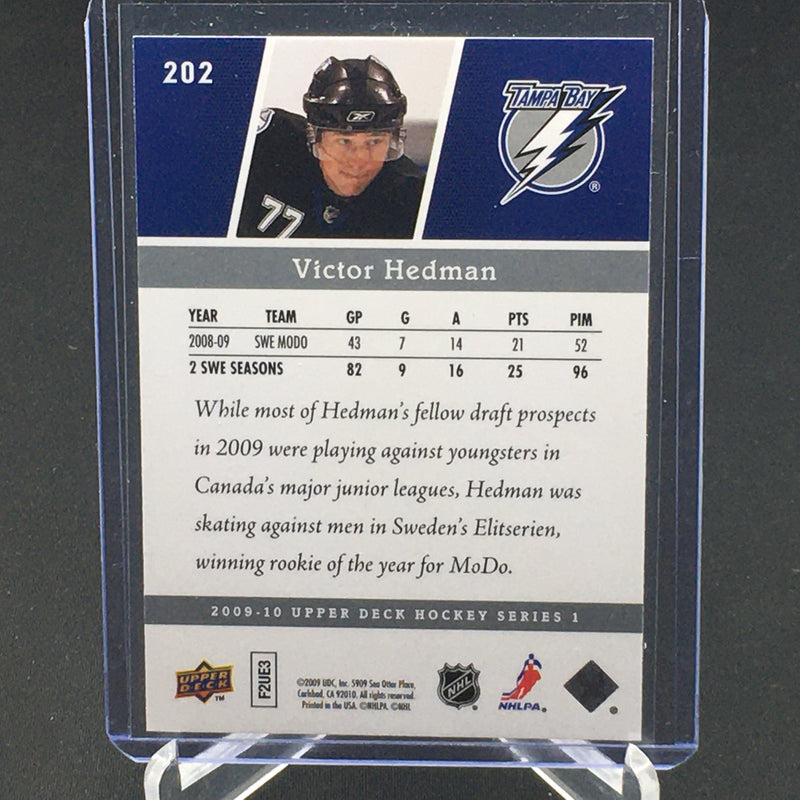 2009 UPPER DECK SERIES ONE - YOUNG GUNS - V. HEDMAN -