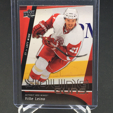 2009 UPPER DECK SERIES ONE - YOUNG GUNS - V. LEINO - #204 - RC