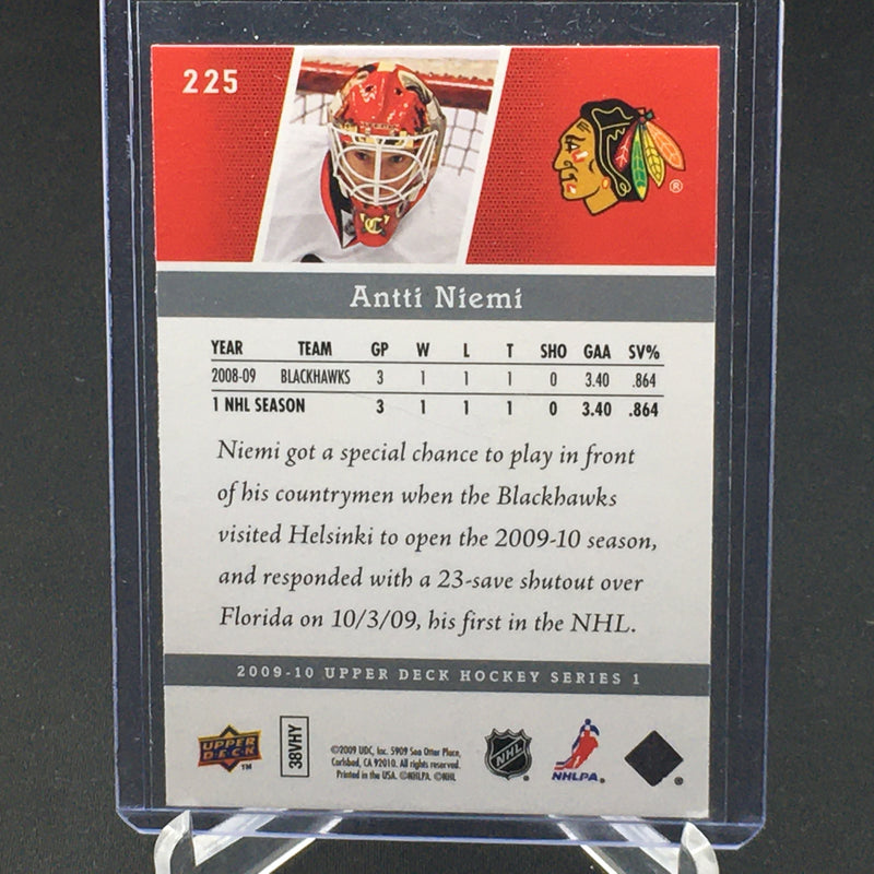 2009 UPPER DECK SERIES ONE - YOUNG GUNS - A. NIEMI -