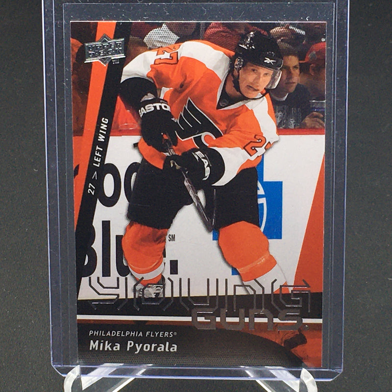2009 UPPER DECK SERIES ONE - YOUNG GUNS - M. PYORALA -