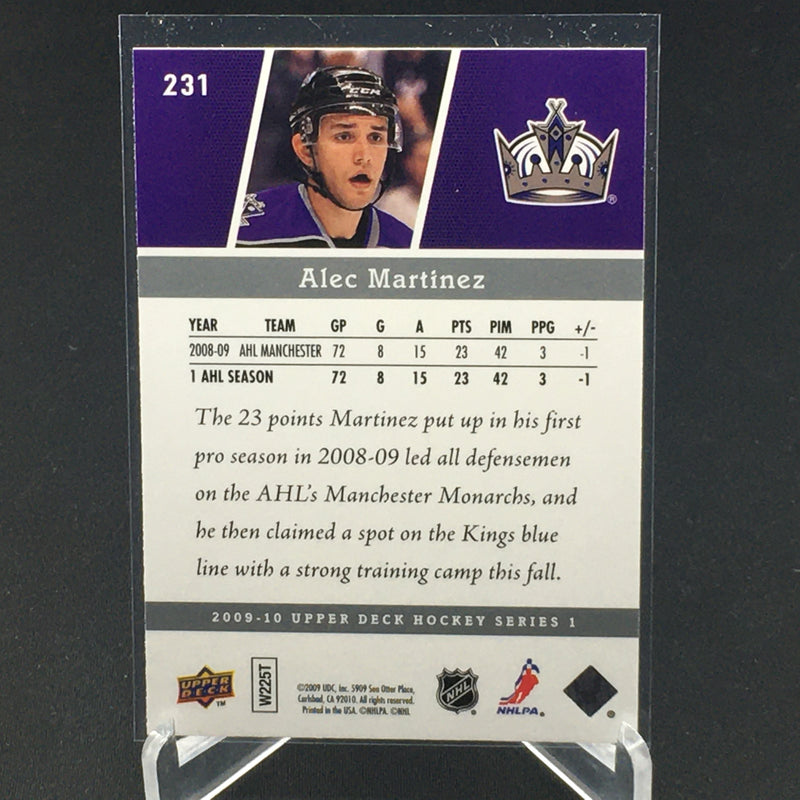 2009 UPPER DECK SERIES ONE - YOUNG GUNS - A. MARTINEZ -