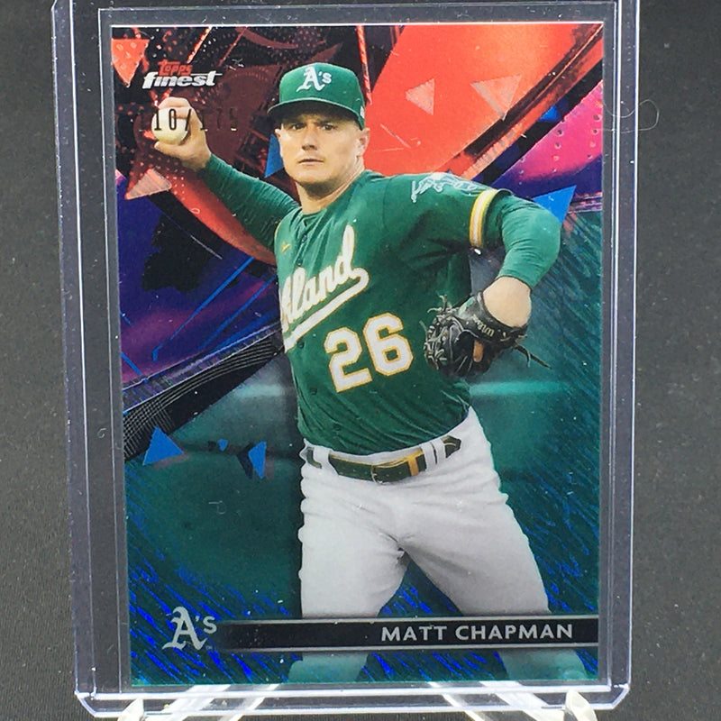 2021 TOPPS FINEST - AQUA SHIMMER REFRACTOR -