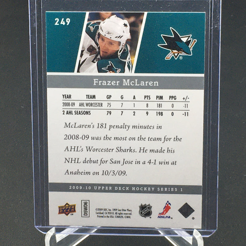 2009 UPPER DECK SERIES ONE - YOUNG GUNS - F. McLAREN -