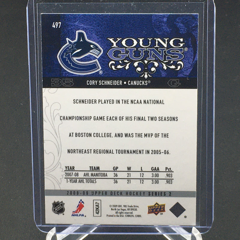 2008 UPPER DECK SERIES TWO - YOUNG GUNS - C. SCHNEIDER -