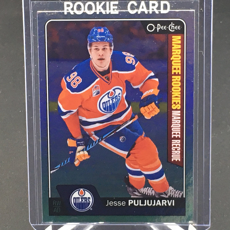 2016 UPPER DECK O-PEE-CHEE - RAINBOW - MARQUEE ROOKIES - J. PULJUJARVI -