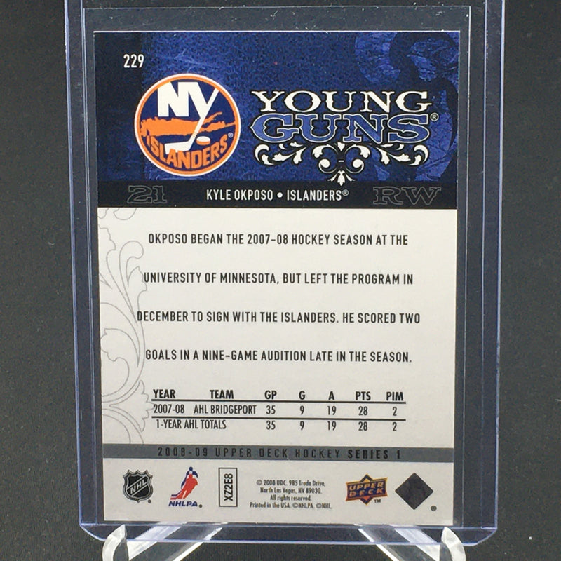 2008 UPPER DECK SERIES ONE - YOUNG GUNS - K. OKPOSO -