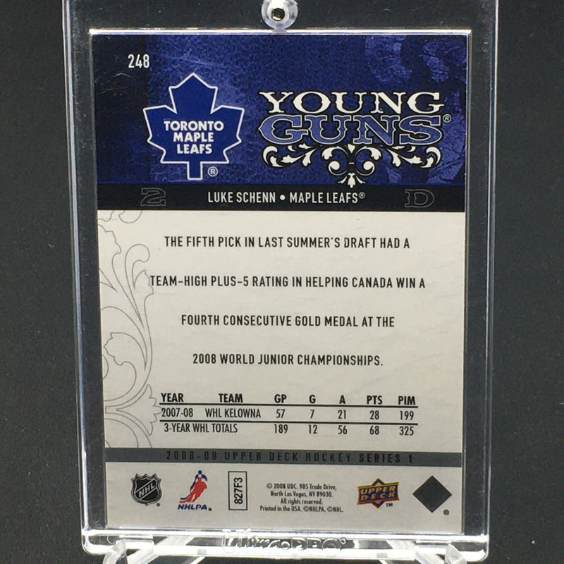2008 UPPER DECK SERIES ONE - YOUNG GUNS - L. SCHENN -