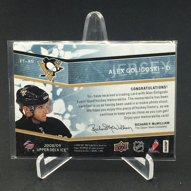 2009 UPPER DECK ICE - FRESH THREADS - A. GOLIGOSKI -