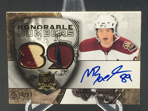 2008 UPPER DECK THE CUP - HONORABLE NUMBERS - M. BOEDKER - #HN-BK - #'D/89 - RELIC - AUTOGRAPH
