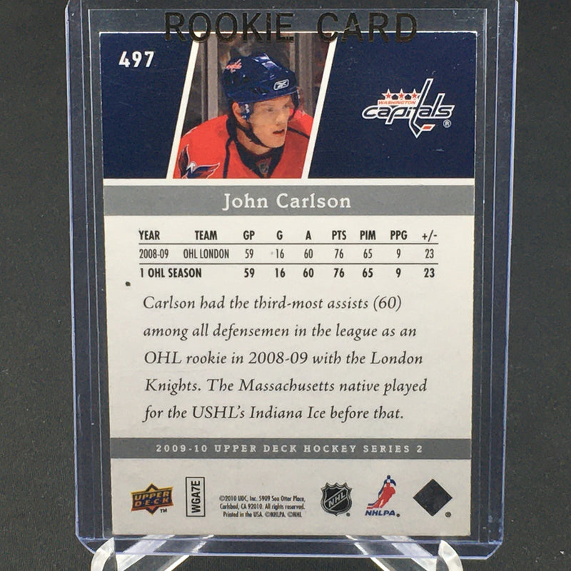 2009 UPPER DECK SERIES TWO - YOUNG GUNS - J. CARLSON -