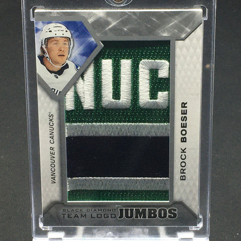 2019 UPPER DECK BLACK DIAMOND - TEAM LOGO JUMBOS - B. BOSER - #TLVC-BB - JUMBO PATCH