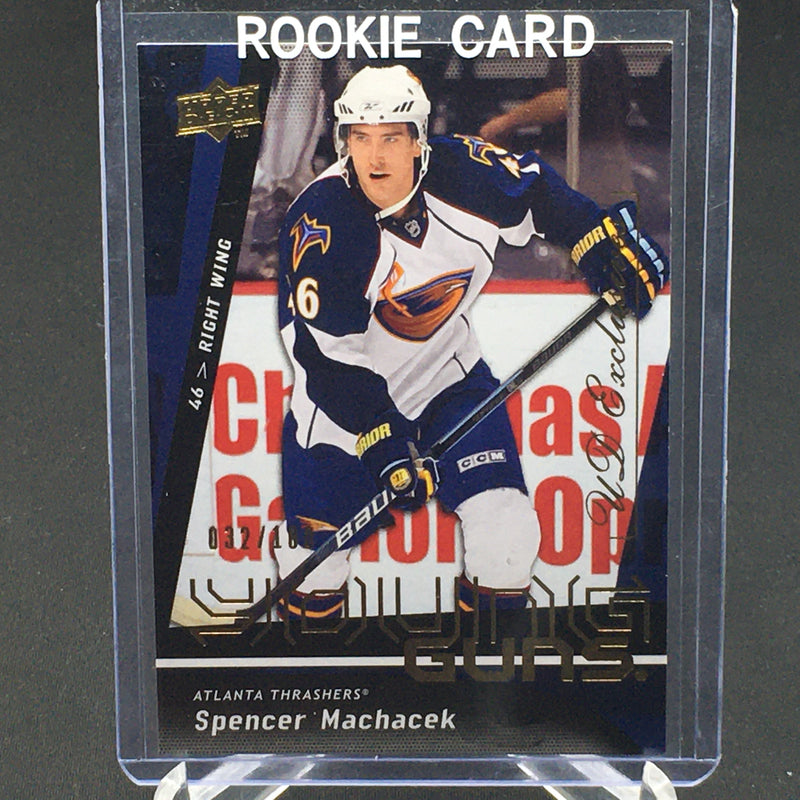 2009 UPPER DECK SERIES ONE - YOUNG GUNS - UD EXCLUSIVES - S. MACHACEK - #219 - #'D/100 - RC