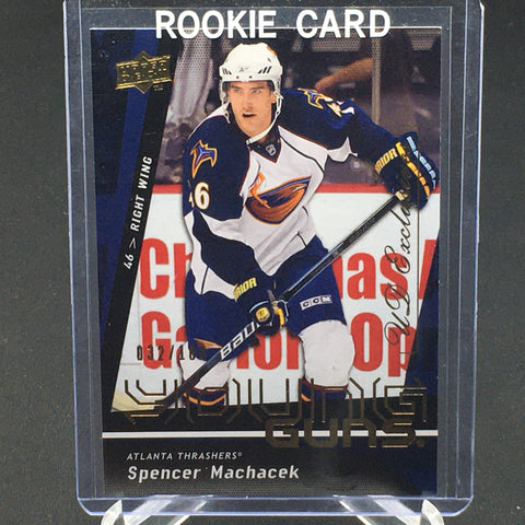 2009 UPPER DECK SERIES ONE - YOUNG GUNS - UD EXCLUSIVES - S. MACHACEK - #219 - #'D/100 - RC