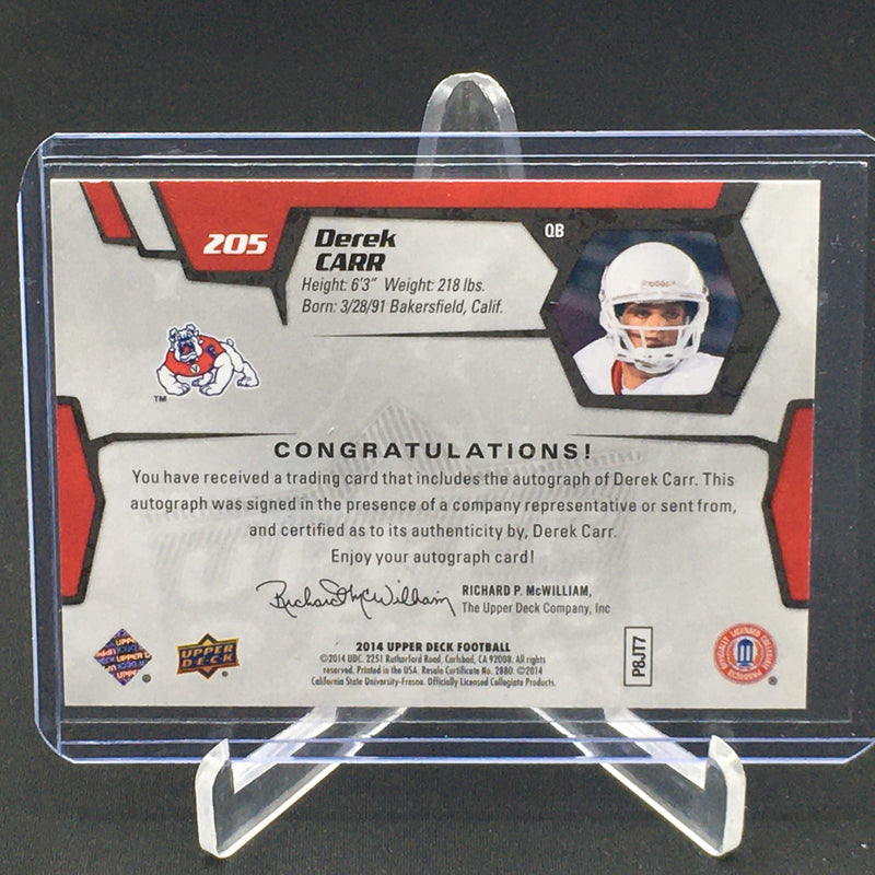 2014 UPPER DECK - STAR ROOKIES - D. CARR -