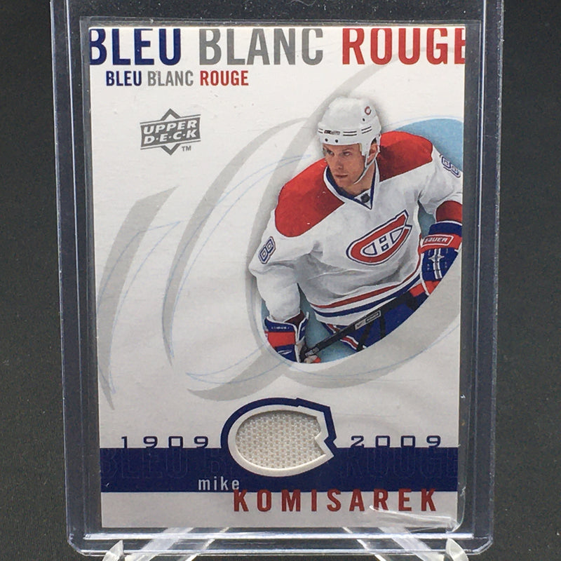 2008 UPPER DECK CANADIENS SENTENIEL - BLUE BLANC ROUGE - M. KOMISAREK -