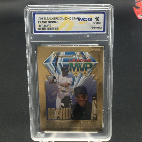 1996 BLEACHERS DIAMOND STARS - BIG HURT - F. THOMAS - #'D/10000 - AUTOGRAPH - GEM-MT 10