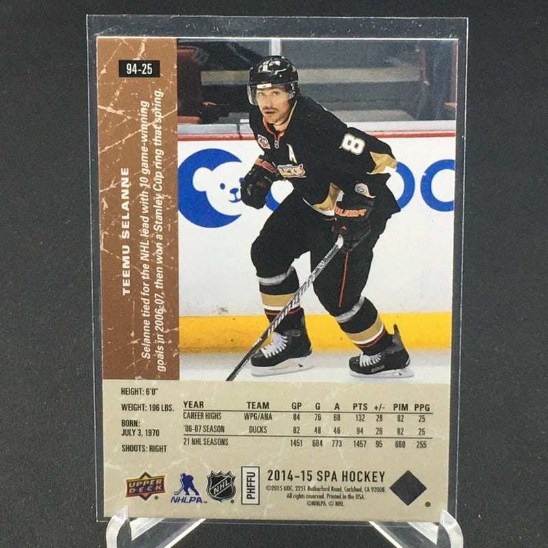 2014 UPPER DECK SP AUTHENTIC - RETRO - T. SELANNE -