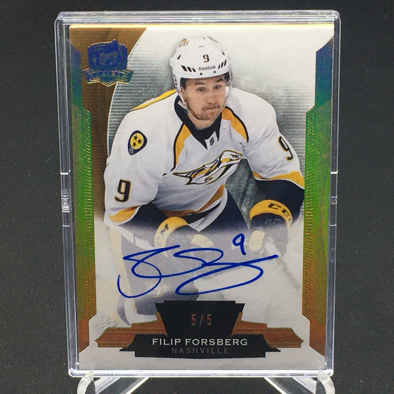 2014 UPPER DECK THE CUP - GOLD - F. FORSBERG - #51 - #'D/5 - AUTOGRAPH