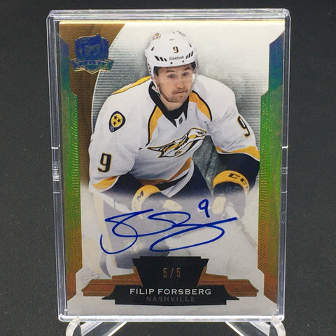 2014 UPPER DECK THE CUP - GOLD - F. FORSBERG - #51 - #'D/5 - AUTOGRAPH