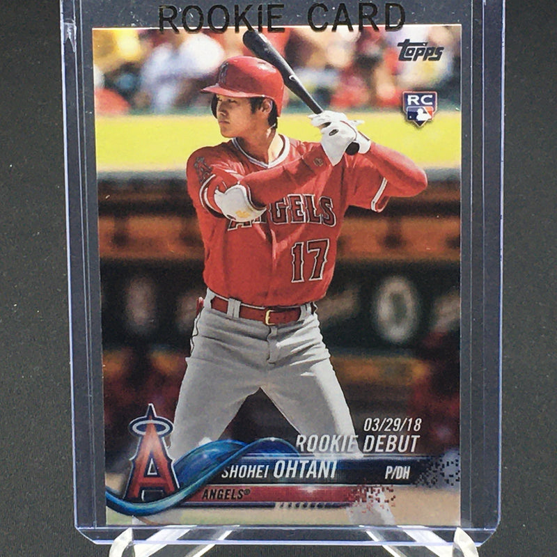 2018 TOPPS UPDATE SERIES - ROOKIE DEBUT - S. OHTANI -