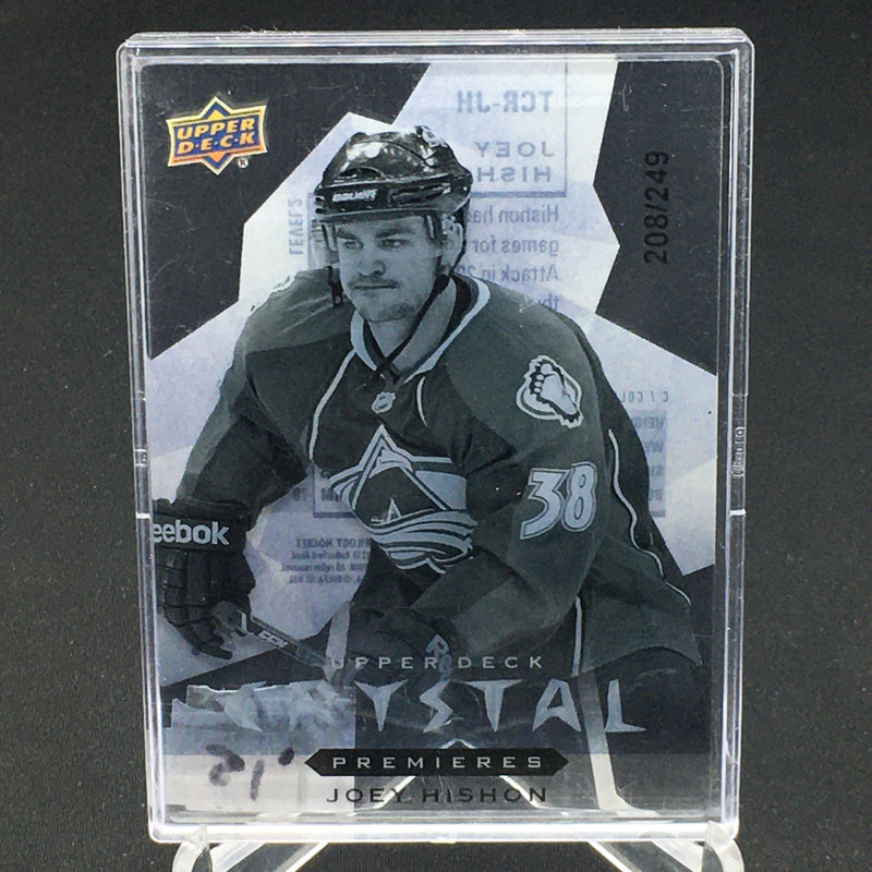 2014 UPPER DECK TRILOGY - CRYSTAL PREMIERES - J. HISHON - #TCR-JH - #'D/249