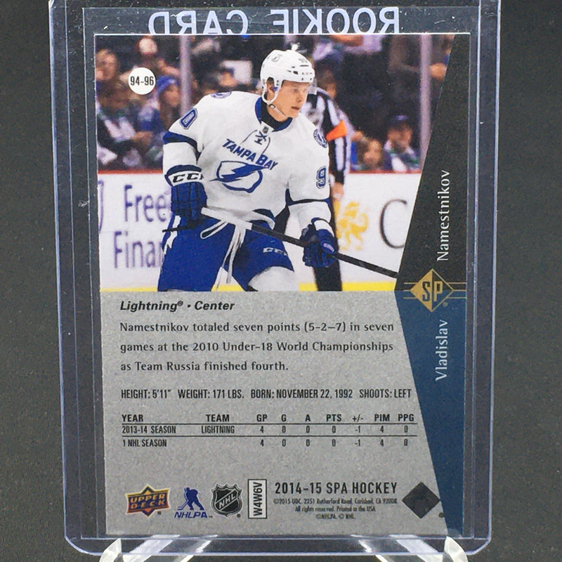 2014 UPPER DECK SP AUTHENTIC - PREMIER PROSPECTS - V. NAMESTNIKOV -