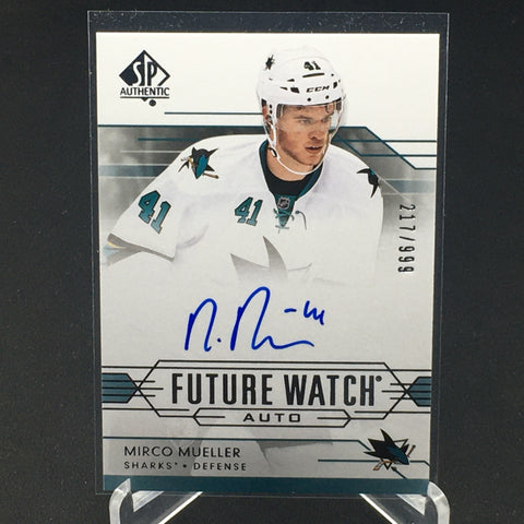 2014 UPPER DECK SP AUTHENTIC - FUTURE WATCH AUTO - M. MUELLER - #315 - #'D/999 - AUTOGRAPH - RC