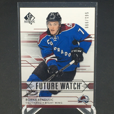 2014 UPPER DECK SP AUTHENTIC - FUTURE WATCH - B. RENDULIC - #253 - #'D/999 - RC