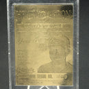 1996 CLASSIC 23KT GOLD - 755 HOME RUN KING - H. AARON - LIMITED EDITION