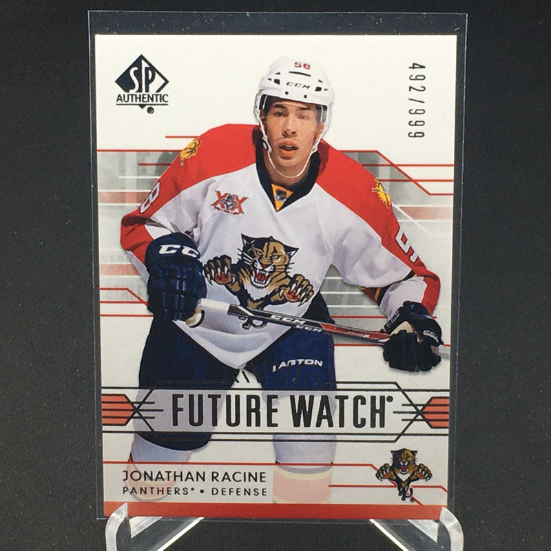 2014 UPPER DECK SP AUTHENTIC - FUTURE WATCH - J. RACINE - #227 - #'D/999 - RC