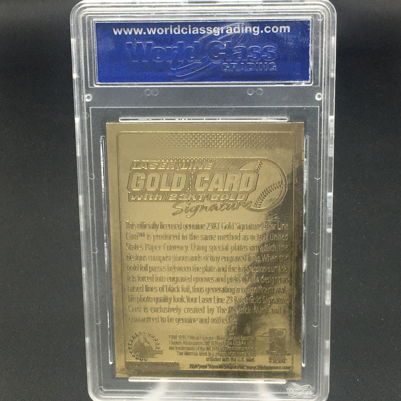 2003 MERRICK MINT LASER LINE GOLD CARD - SIGNATURE EDITION - P. MARTINEZ -