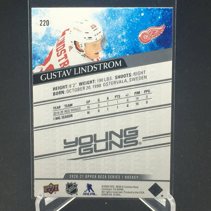 2020 UPPER DECK SERIES ONE - YOUNG GUNS - G. LINDSTROM -